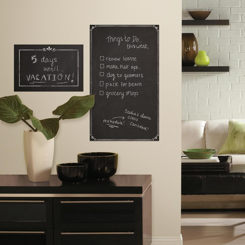 Decorative Chalkboard Giant Wall Decals Wall Decals RoomMates   