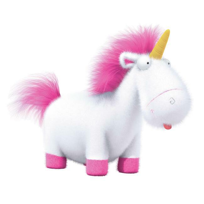 Despicable Me 3: I Believe in Unicorns Peel and Stick Wall Decals with Glitter Wall Decals RoomMates   
