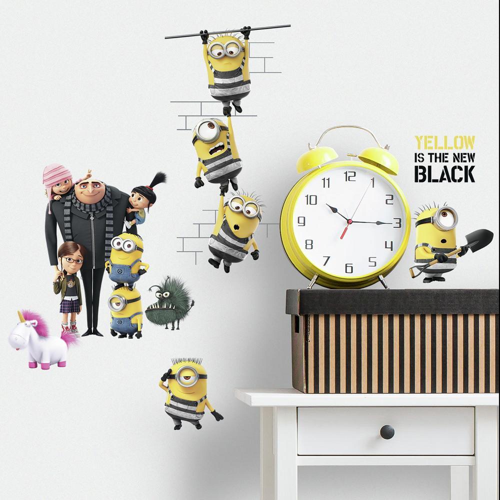 Despicable Me 3 Peel and Stick Wall Decals Wall Decals RoomMates   