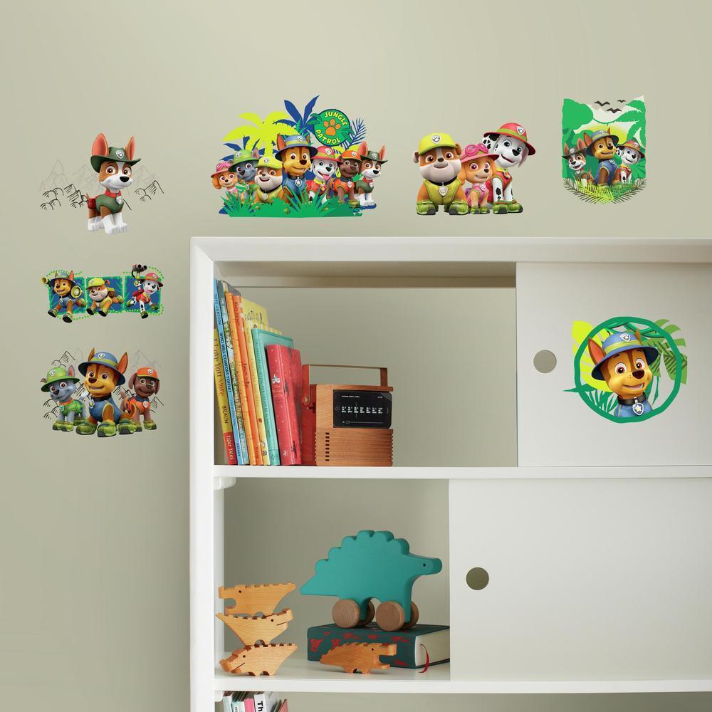 Jungle Paw Patrol Peel and Stick Wall Decals Wall Decals RoomMates   