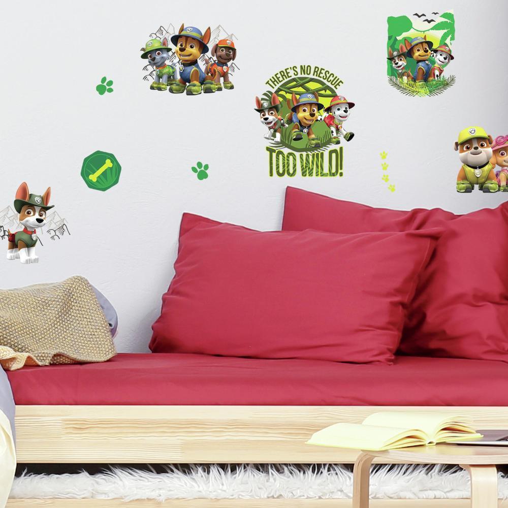 Jungle Paw Patrol Peel and Stick Wall Decals Wall Decals RoomMates   