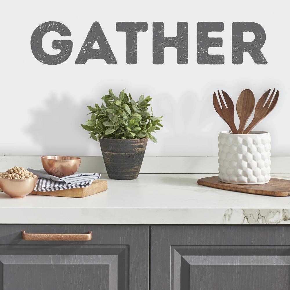 Gather Wall Quote Peel and Stick Wall Decal Wall Decals RoomMates   