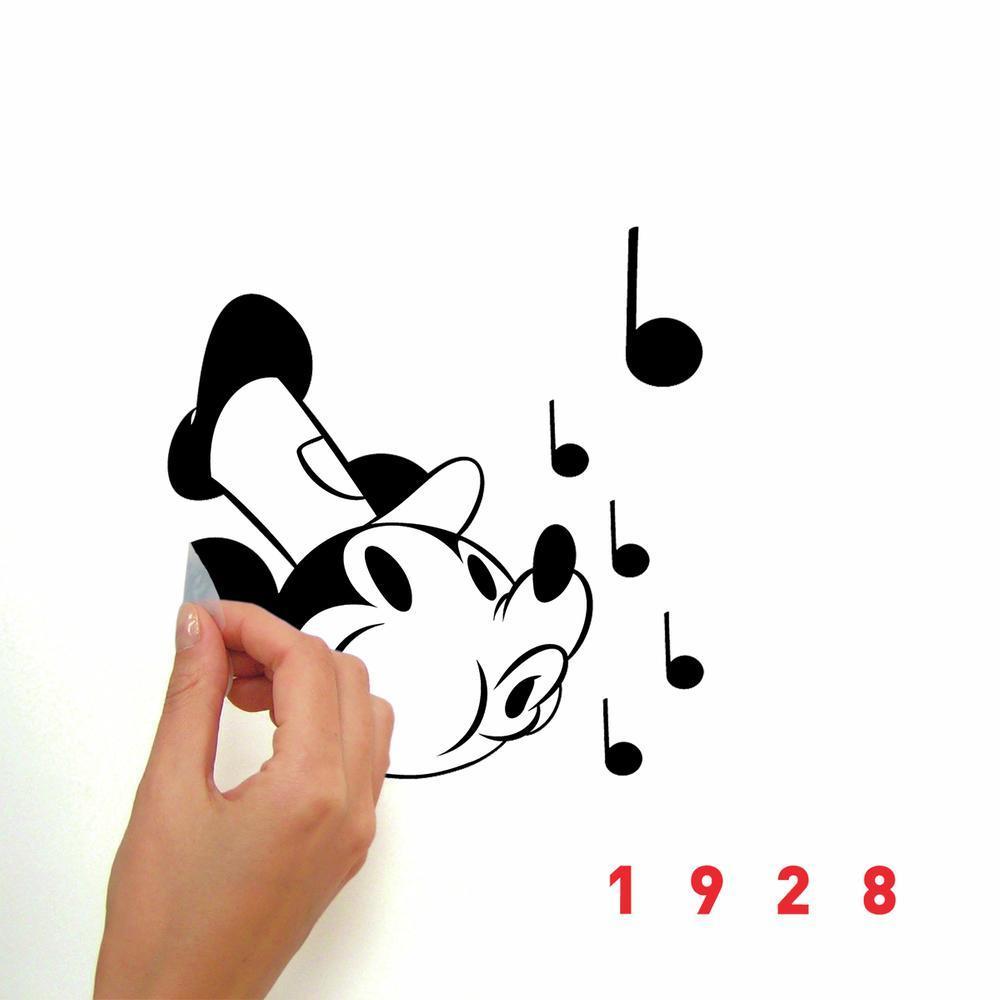 Disney Mickey Mouse Classic 90th Anniversary Peel and Stick Wall Decals Wall Decals RoomMates   