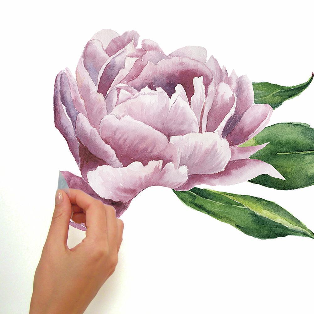 Large Peony Peel and Stick Giant Wall Decals Wall Decals RoomMates   