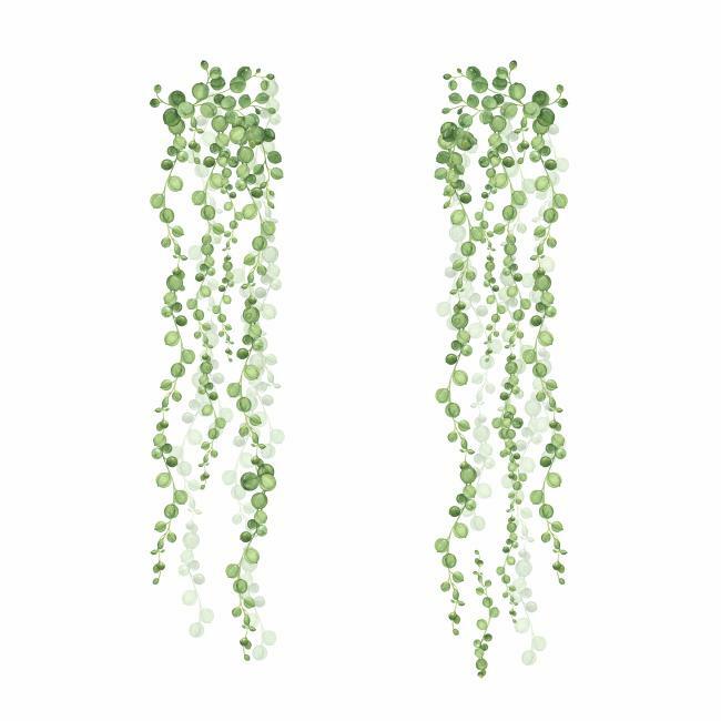 String of Pearls Vine Peel and Stick Wall Decals – RoomMates Decor
