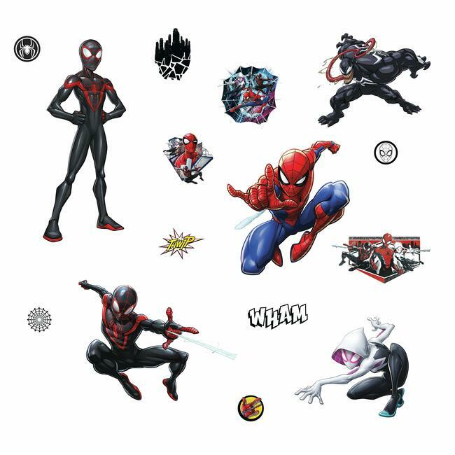 Spider-Man Peel and Stick Wall Decals Wall Decals RoomMates   