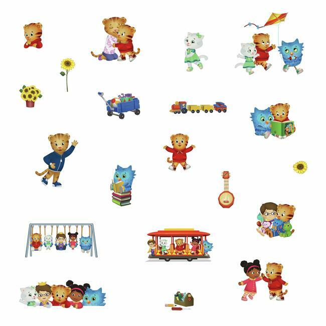 Daniel Tiger Peel and Stick Wall Decals Wall Decals RoomMates   