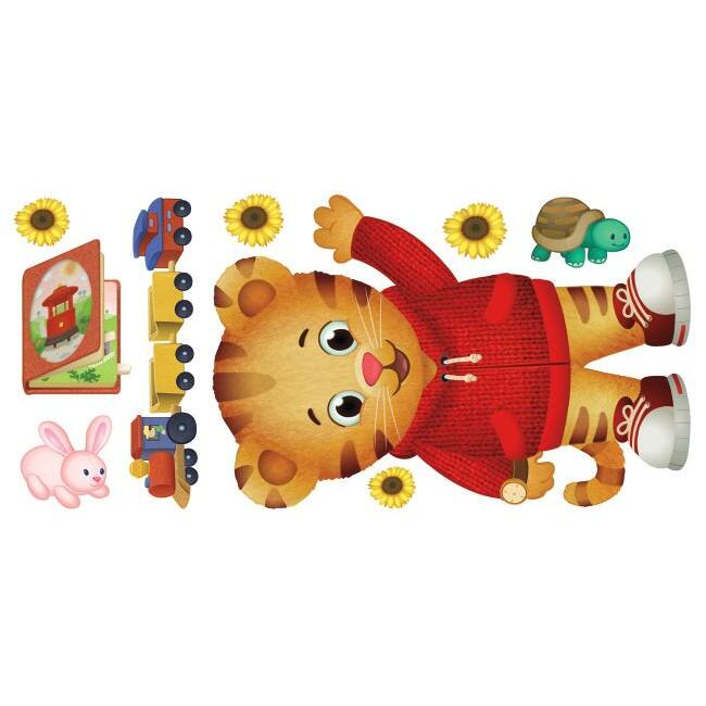 Daniel Tiger Peel and Stick Giant Wall Decals Wall Decals RoomMates   