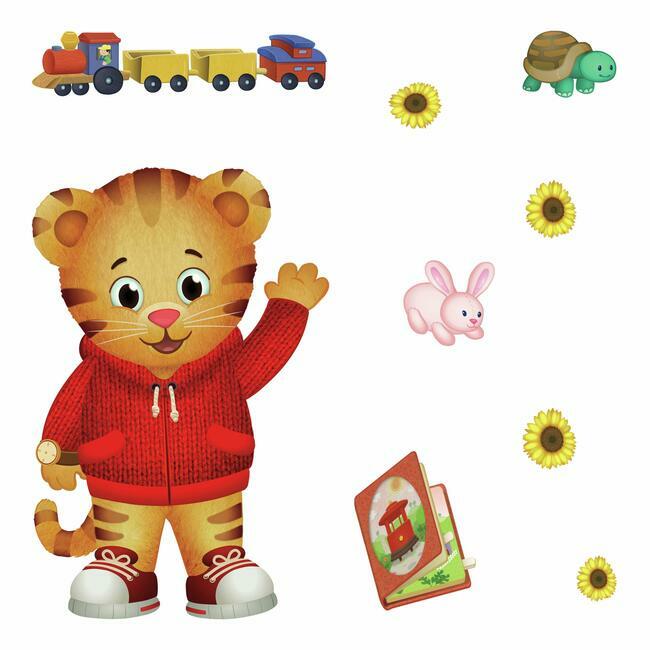 Daniel Tiger Peel and Stick Giant Wall Decals Wall Decals RoomMates   