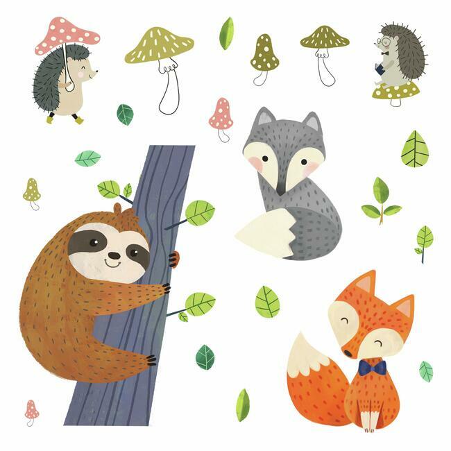Forest Friends Giant Wall Decals Wall Decals RoomMates   