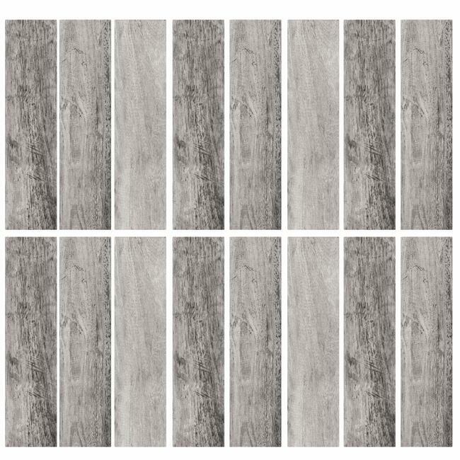 Distressed Barn Wood Plank Peel and Stick Wall Decals Wall Decals RoomMates Gray  