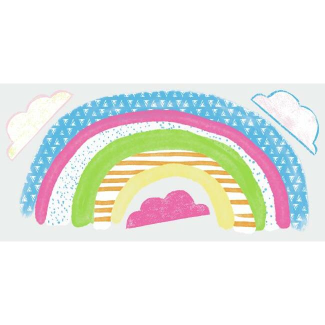 Pattern Rainbow Peel and Stick Giant Wall Decals Wall Decals RoomMates   