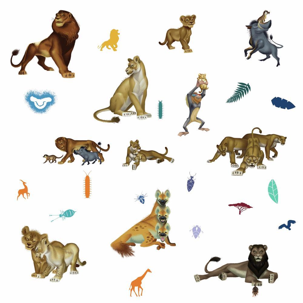 Disney's The Lion King Character Peel and Stick Wall Decals Wall Decals RoomMates   