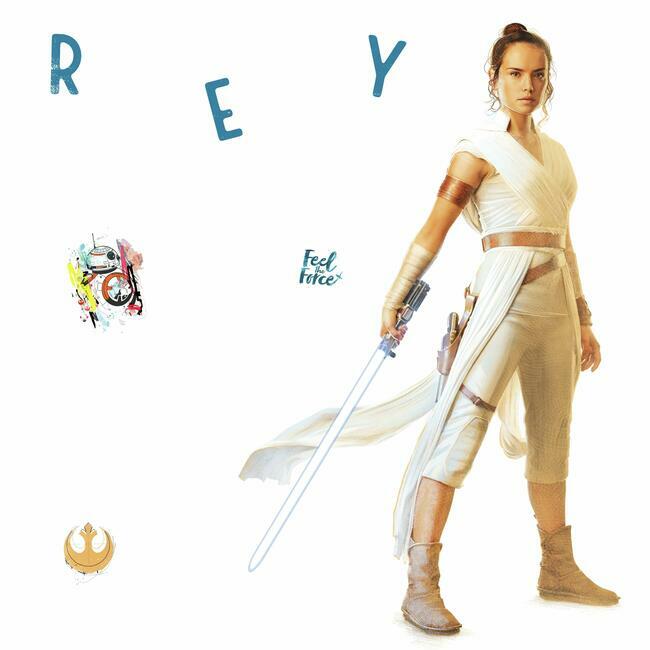 Star Wars: The Rise of Skywalker Rey Giant Wall Decal Wall Decals RoomMates   
