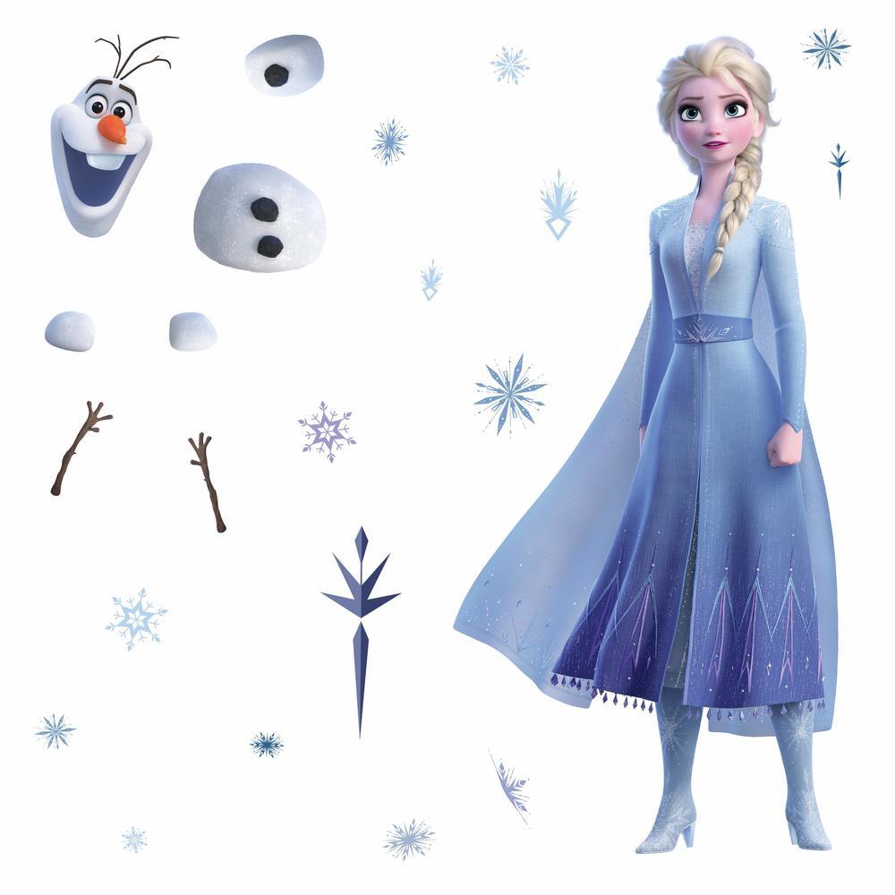 Disney Frozen 2 Elsa and Olaf Giant Wall Decals Wall Decals RoomMates   