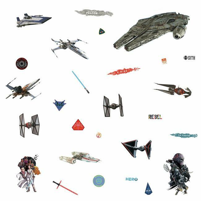 Star Wars: The Rise of Skywalker Galactic Ships Wall Decals Wall Decals RoomMates   