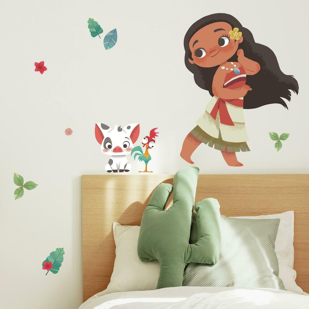 Vintage Disney Moana Peel and Stick Giant Wall Decals Wall Decals RoomMates   