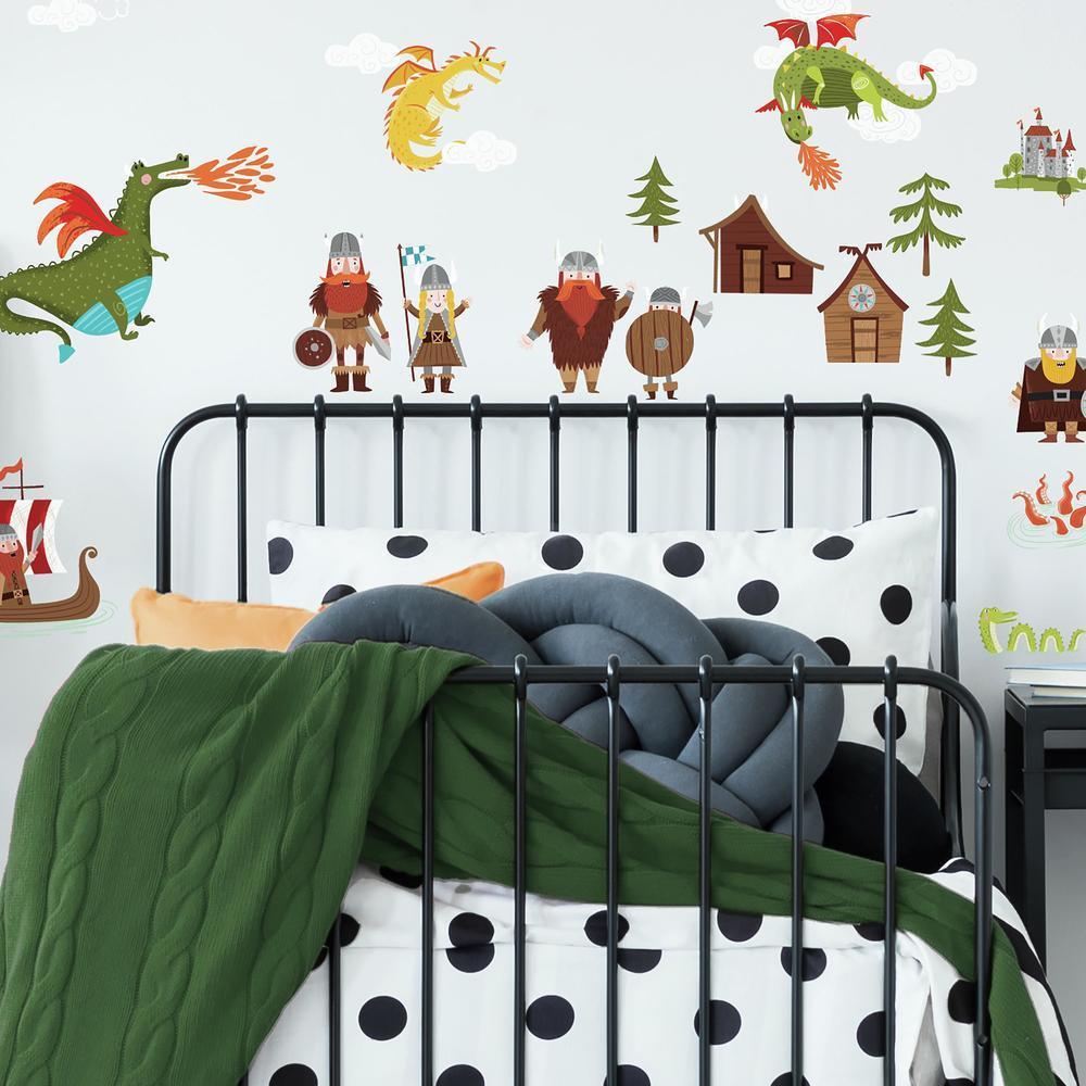 Dragons and Vikings Wall Decals Wall Decals RoomMates   