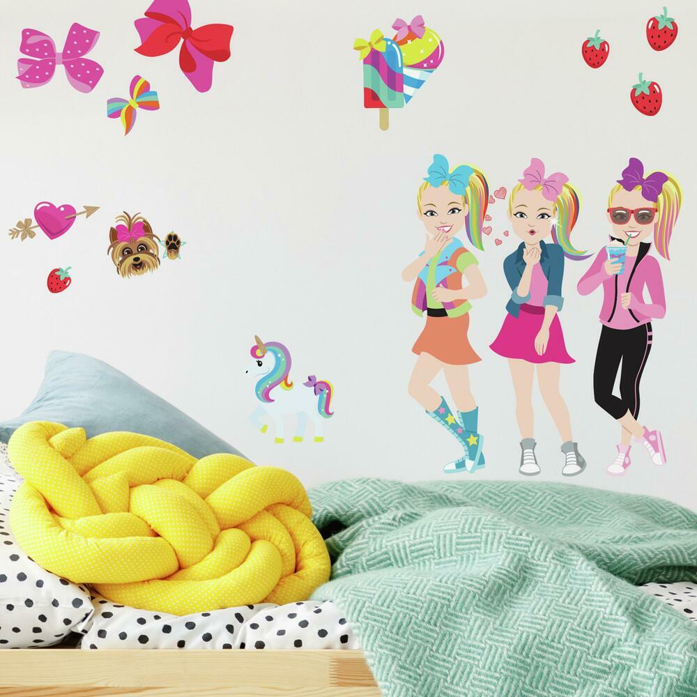 JoJo Siwa Cartoon Peel and Stick Wall Decals Wall Decals RoomMates   