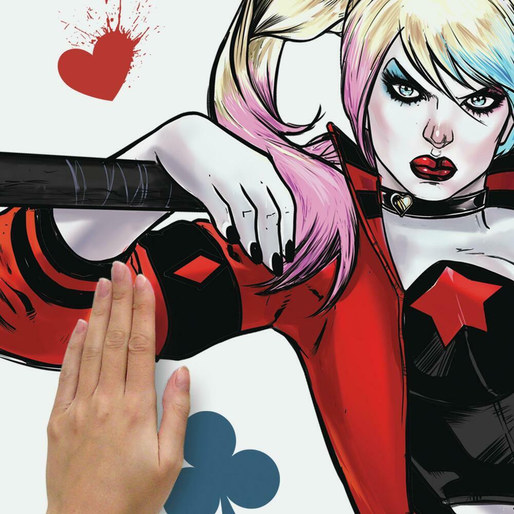 Harley Quinn Peel and Stick Giant Wall Decals Wall Decals RoomMates   