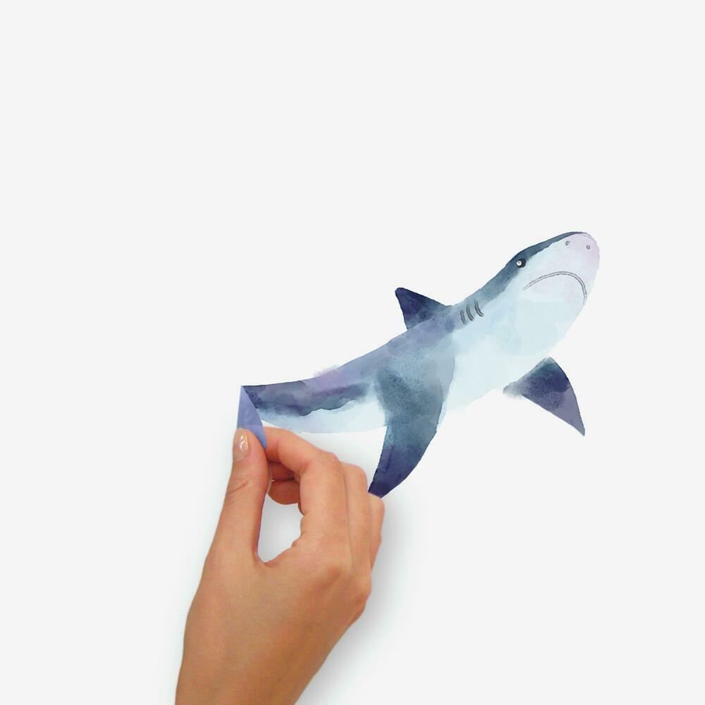 Sharks Peel and Stick Wall Decals Wall Decals RoomMates   