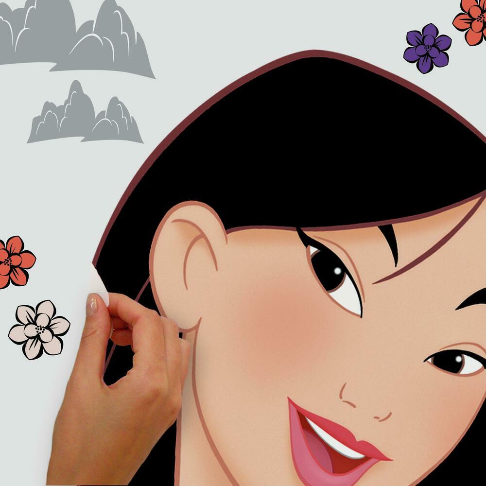 Mulan Peel and Stick Giant Wall Decals Wall Decals RoomMates   