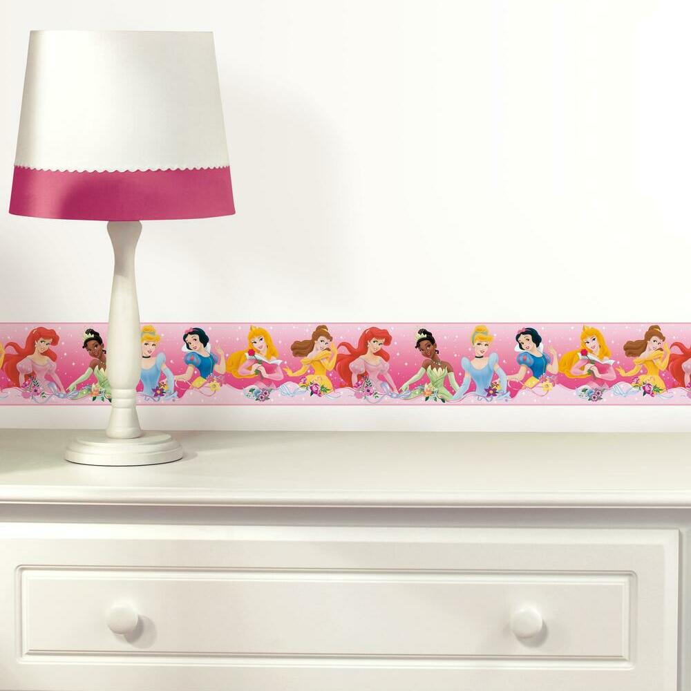 Disney Princess Dream From the Heart Peel and Stick Border Peel and Stick Borders RoomMates   