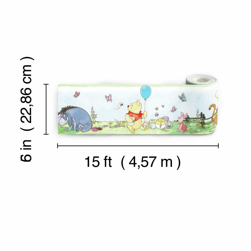Disney Winnie the Pooh Toddler Peel and Stick Border Peel and Stick Borders RoomMates   