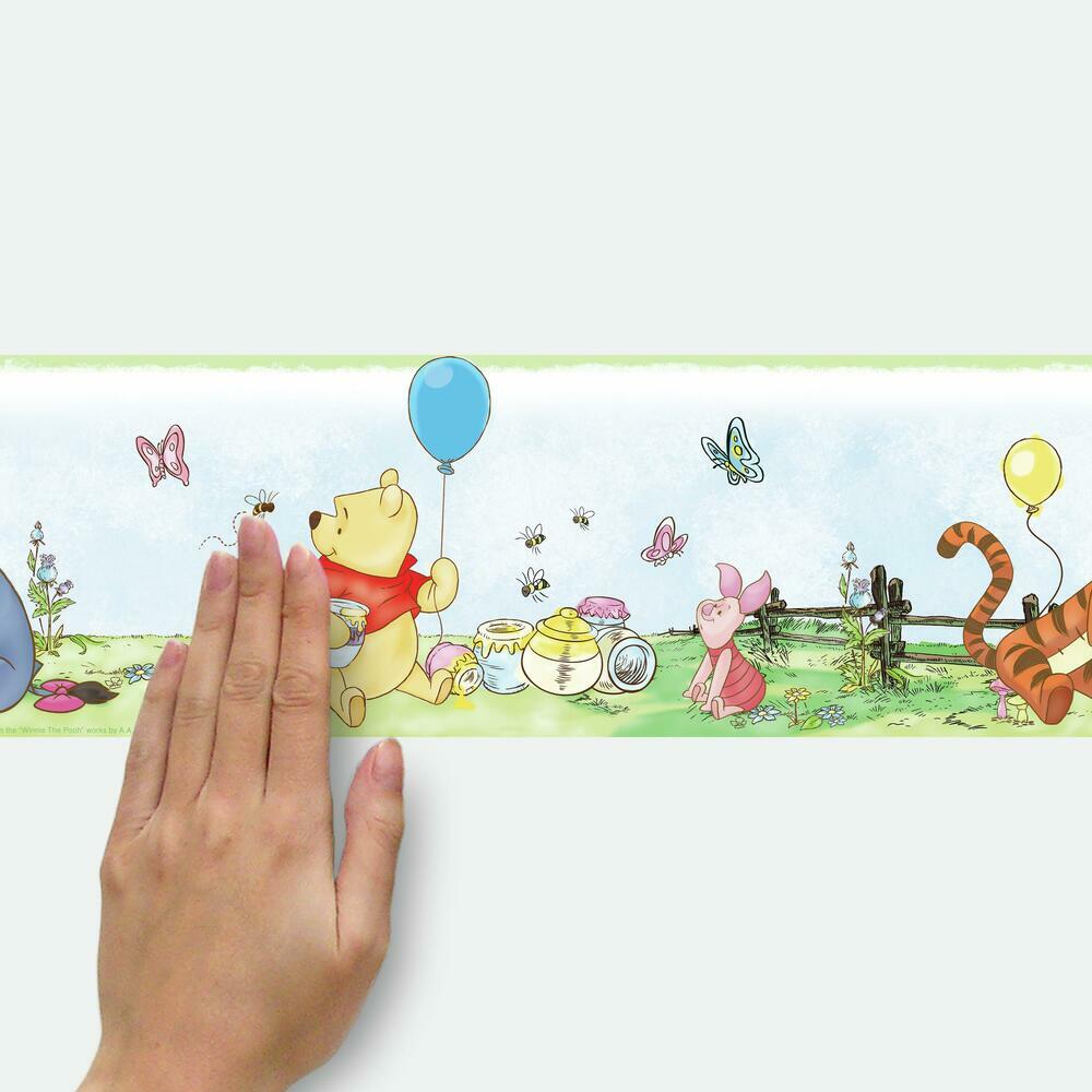 Disney Winnie the Pooh Toddler Peel and Stick Border Peel and Stick Borders RoomMates   