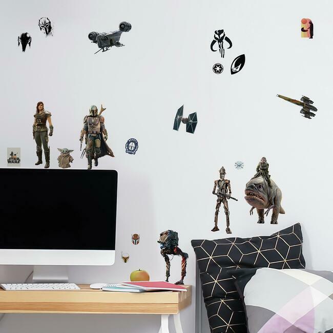 The Mandalorian Peel and Stick Wall Decals Wall Decals RoomMates   