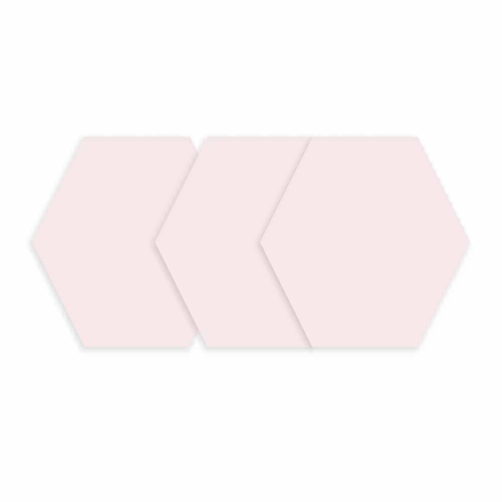 Blush Beauty Dry Erase Hexagon Peel and Stick Wall Decals Wall Decals RoomMates   