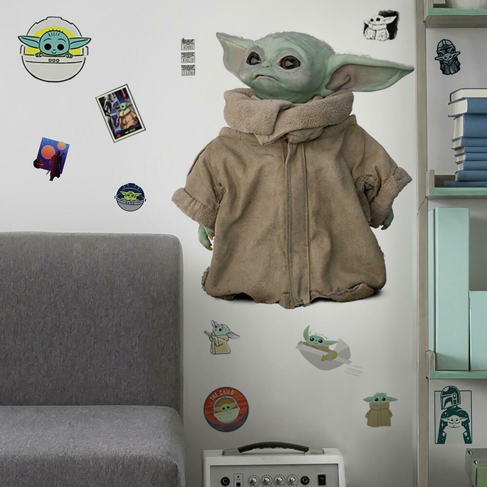Star Wars The Mandalorian Grogu Peel and Stick Wall Decals Wall Decals RoomMates   