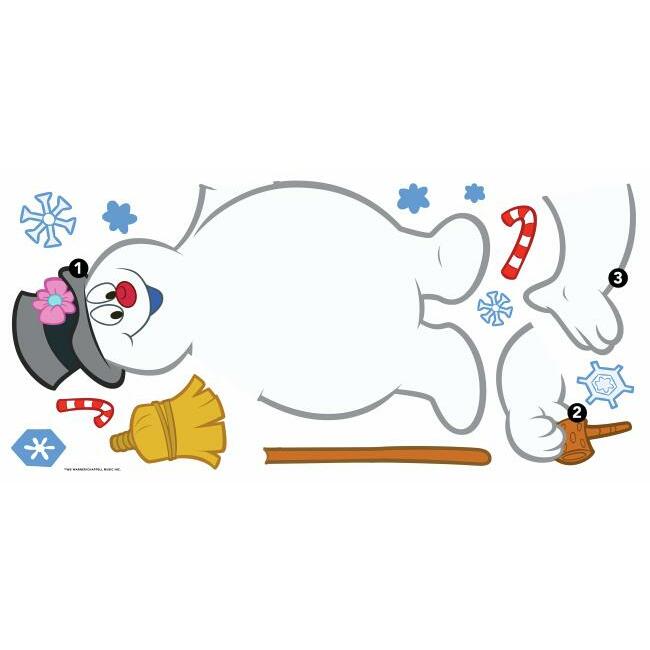 Frosty the Snowman Dry Erase Peel and Stick Giant Wall Decals Wall Decals RoomMates   