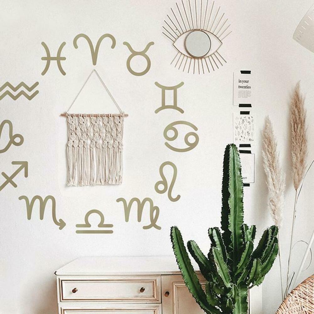 Metallic Zodiac Peel and Stick Giant Wall Decals Wall Decals RoomMates   