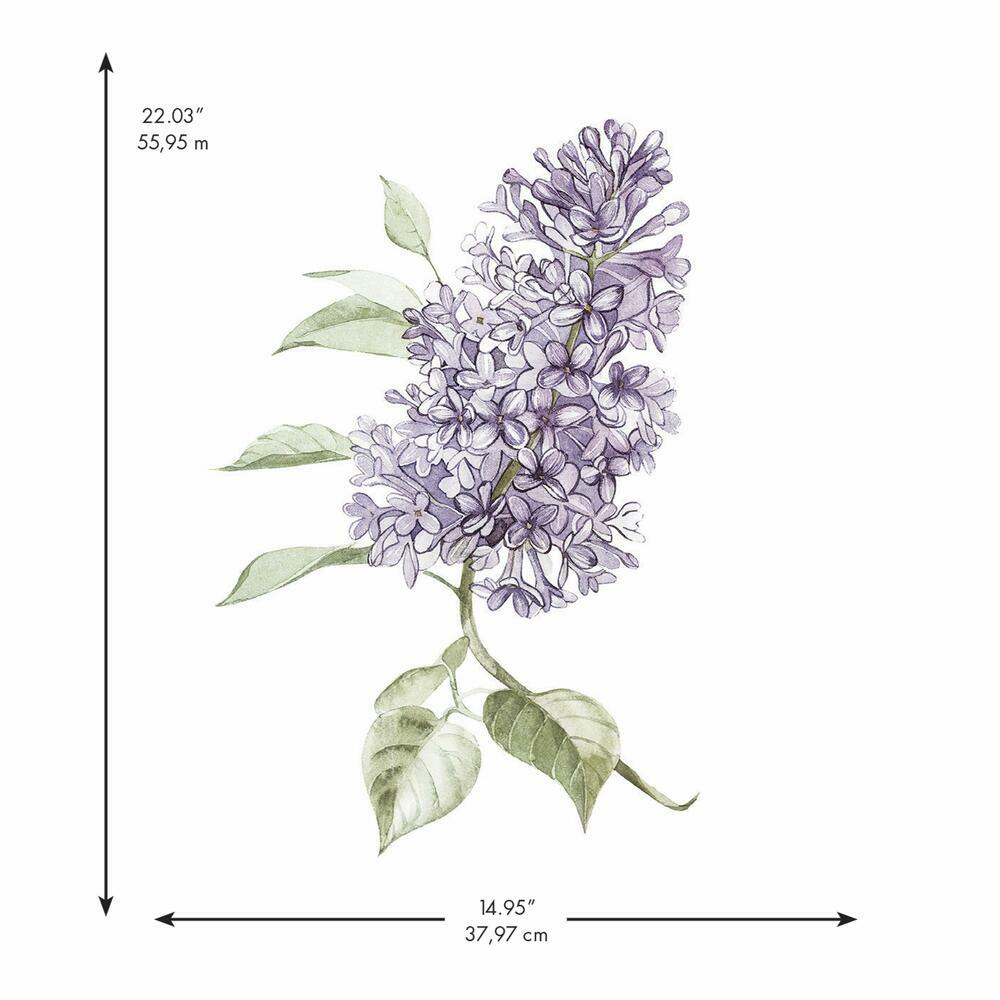 Lilac Peel and Stick Giant Wall Decals Wall Decals RoomMates   