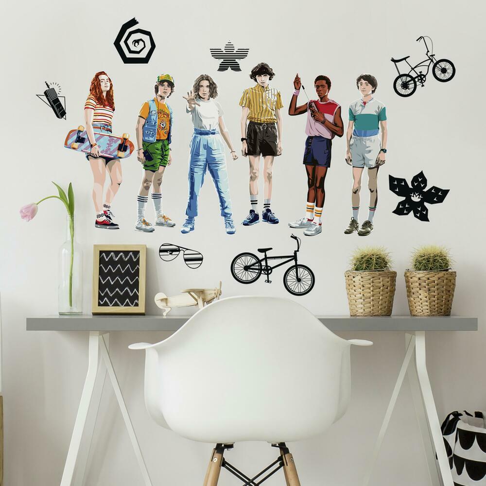 Stranger Things Peel and Stick Wall Decals Wall Decals RoomMates   