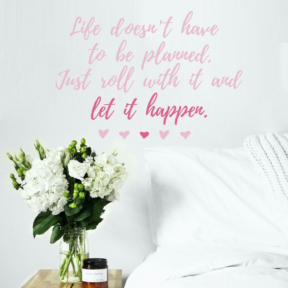 Netflix Always and Forever, Lara Jean Quote Peel and Stick Wall Decals Wall Decals RoomMates   