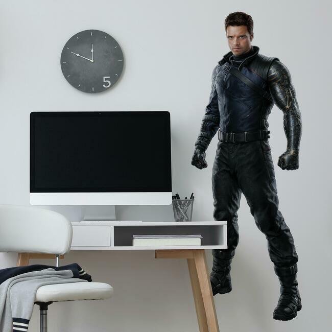 Falcon And The Winter Soldier Winter Soldier Peel and Stick Giant Wall Decal Wall Decals RoomMates   