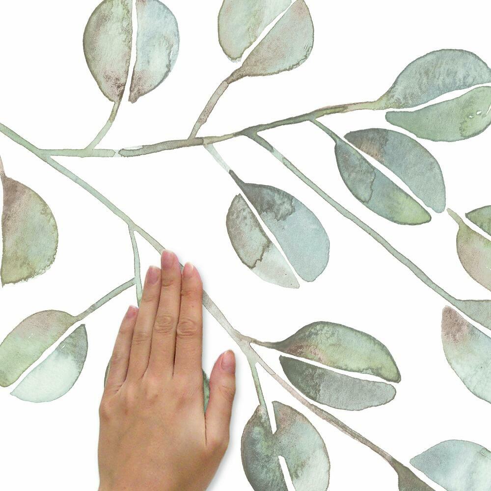 Catcoq Eucalyptus Peel and Stick Giant Wall Decals Wall Decals RoomMates   
