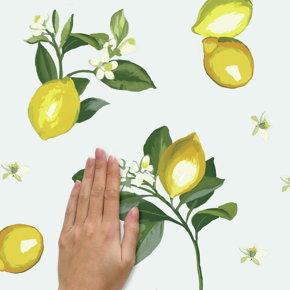 Lemon Peel and Stick Giant Wall Decals Wall Decals RoomMates   