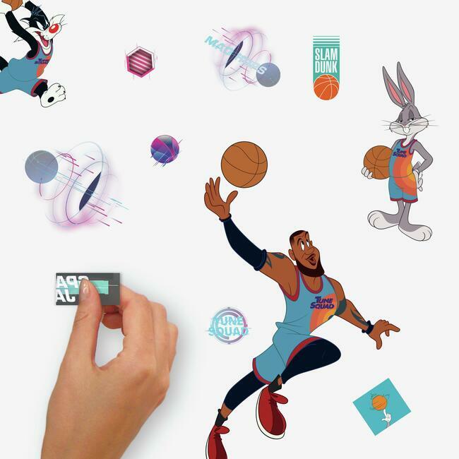 Space Jam Peel And Stick Wall Decals Wall Decals RoomMates   