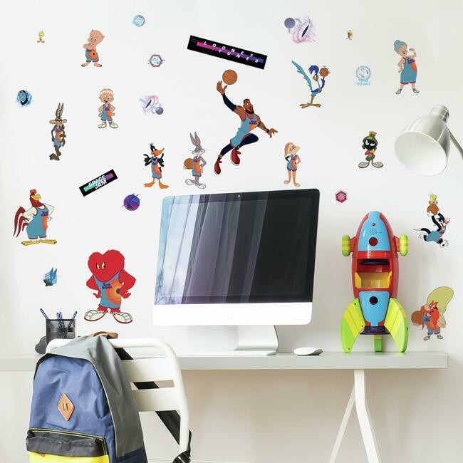 Space Jam Peel And Stick Wall Decals Wall Decals RoomMates   
