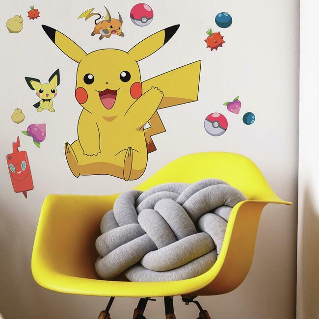 Pikachu Peel And Stick Giant Wall Decals Wall Decals RoomMates   