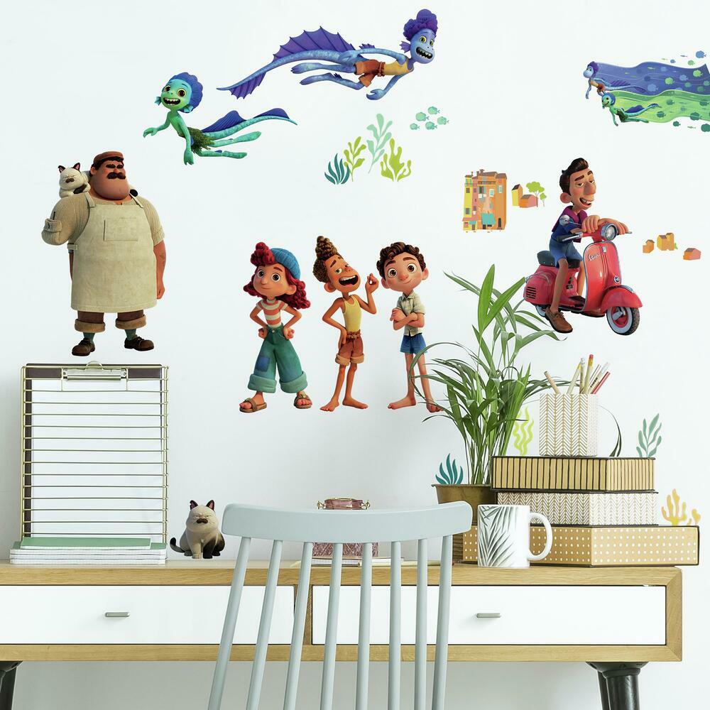 Pixar Luca Peel and Stick Wall Decals Wall Decals RoomMates   