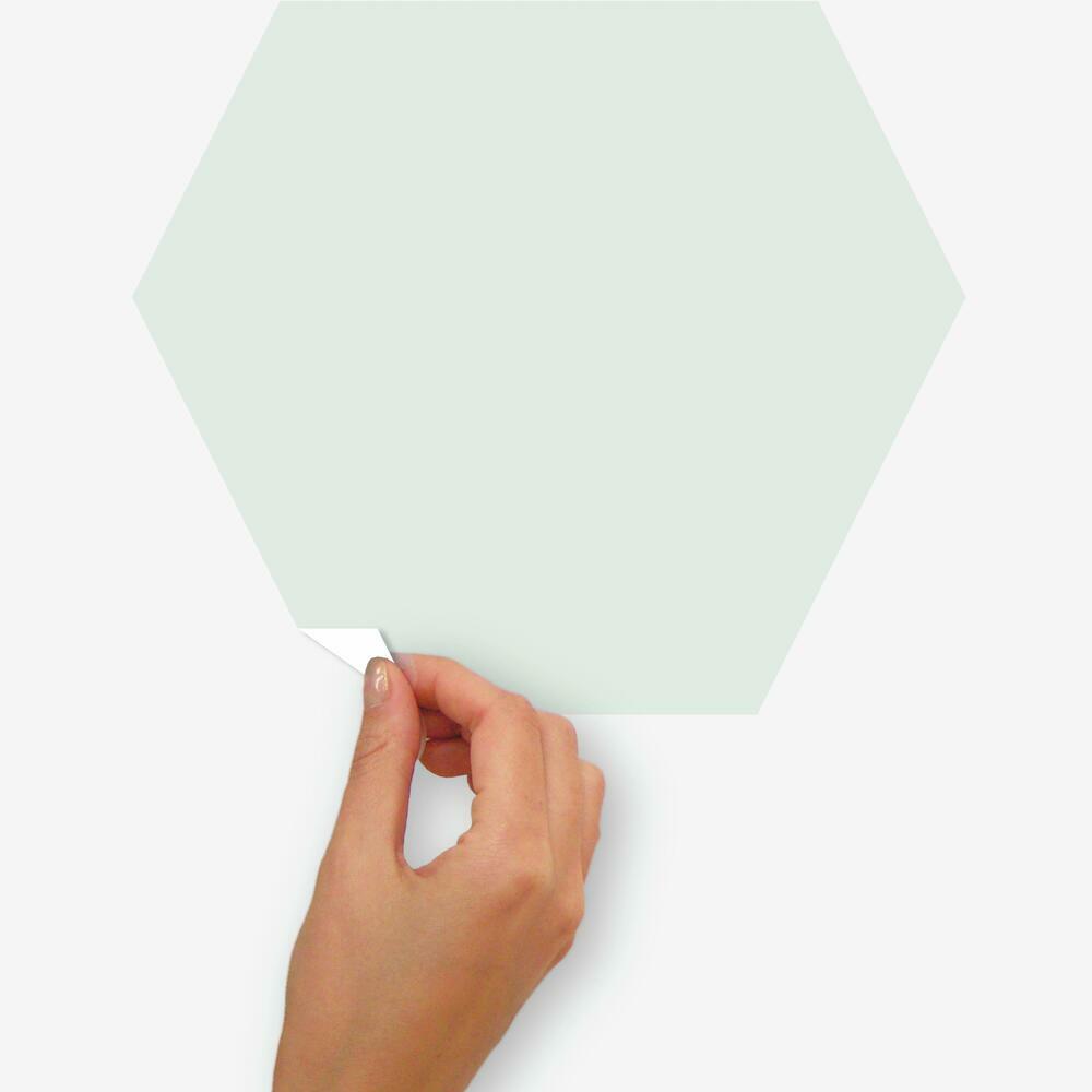 Light Sage Hexagon Dry Erase Peel and Stick Wall Decals Wall Decals RoomMates   