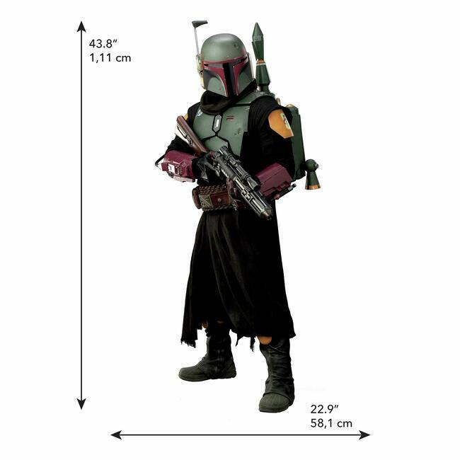 Boba Fett Peel and Stick Giant Wall Decal Wall Decals RoomMates   