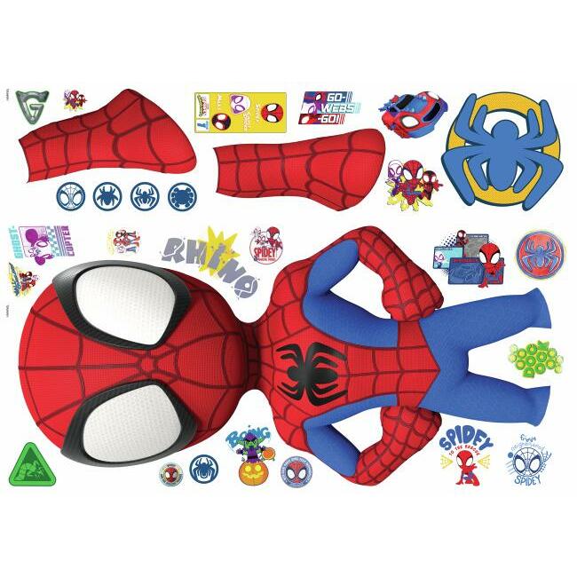 Spidey And His Amazing Friends Peel And Stick Giant Wall Decals Wall Decals RoomMates   