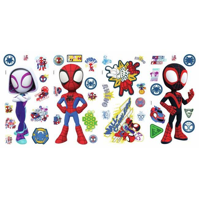 Spidey And His Amazing Friends Peel And Stick Wall Decals Wall Decals RoomMates   