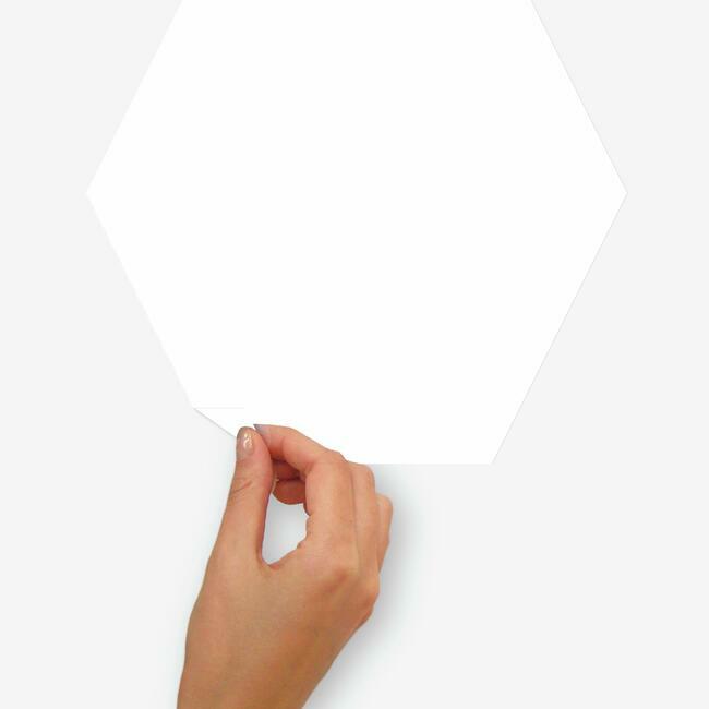 Dry Erase Hexagon Peel And Stick Wall Decals Wall Decals RoomMates   