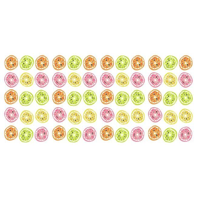 Jane Dixon Citrus Fruit Peel and Stick Wall Decals Wall Decals RoomMates   